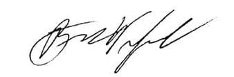 Barry Wolfield Signature